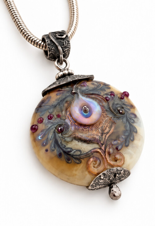 Autumn Laurel Pendant